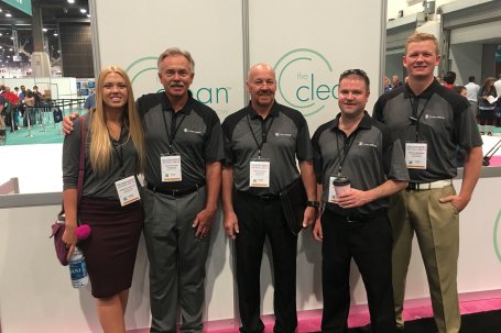 The Clean Designs team at The Clean Show 2017 in Las Vegas, Nevada