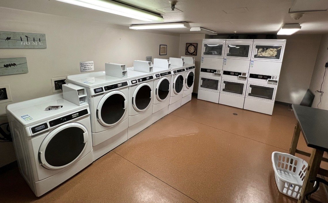 New dual vended laundry room 
