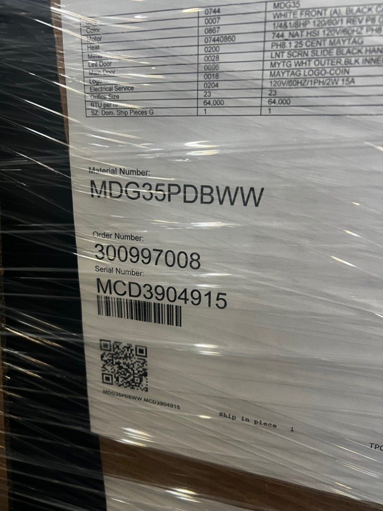 Maytag Commercial - 35LB Coin Dryer-NEW