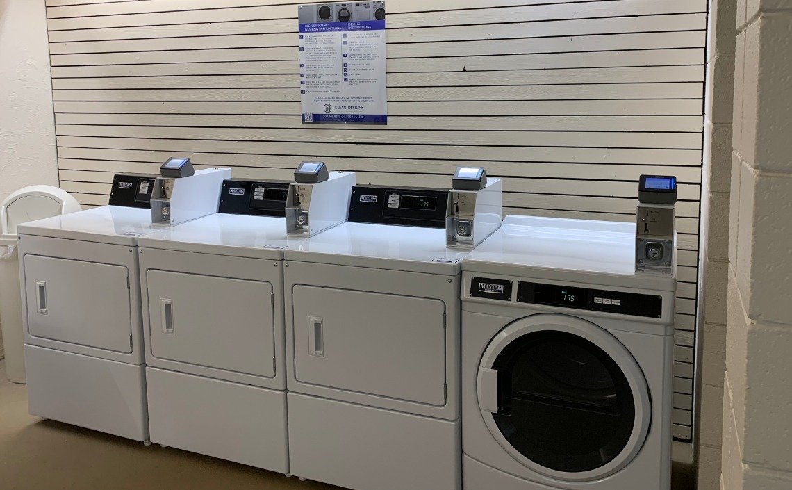 Coin & Credit Card Vended Dryers