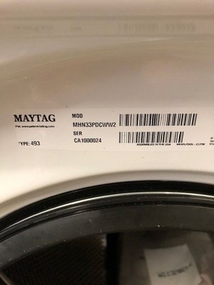 Maytag Commercial - MHN33PD